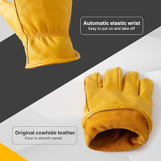 for Men Women Gardening gloves, protective gloves,For Gardening/Wood Cutting/Farm/Construction/Riding
