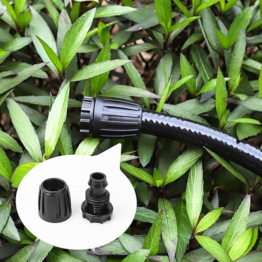 MIXC 1/2 Inch Drip Irrigation End Caps, End Plugs (1/2" ID x 0.65" OD) for Garden Watering Systems 10 Pack