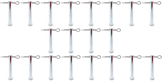 Replacement Snowthrowers Simplicity or Snapper Shear Pins for 703063, 1668344, 1686806yp (20 Pack)