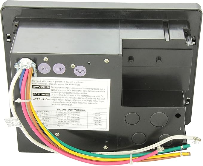 WFCO Genuine WF-8735-AD Power Center 35 Amp DC Output with Patented Auto Detect™ Technology Lead Acid Lithium Multi-Stage Charging for 30 Amp RV’s