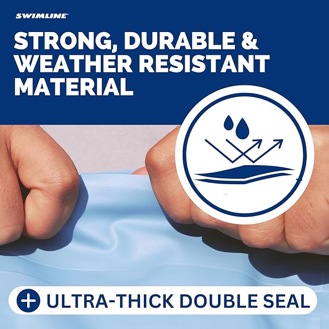 SWIMLINE HYDROTOOLS Air Pillow For Above Ground Pools Cover Winterizing 2-Pack | 4 x 4 ft Cushion Swimming Pool Closing Winter Kit | Cold Resistant Ice Equalizer Thick Pillows Accessories | 1144 ACC44