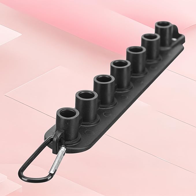 Tool Daily Pressure Washer Tips, 0 Degree Red Power Washer Nozzle Tips 7 Pack with Nozzle Holder, 1/4 Inch Quick Connect, 4000 PSI
