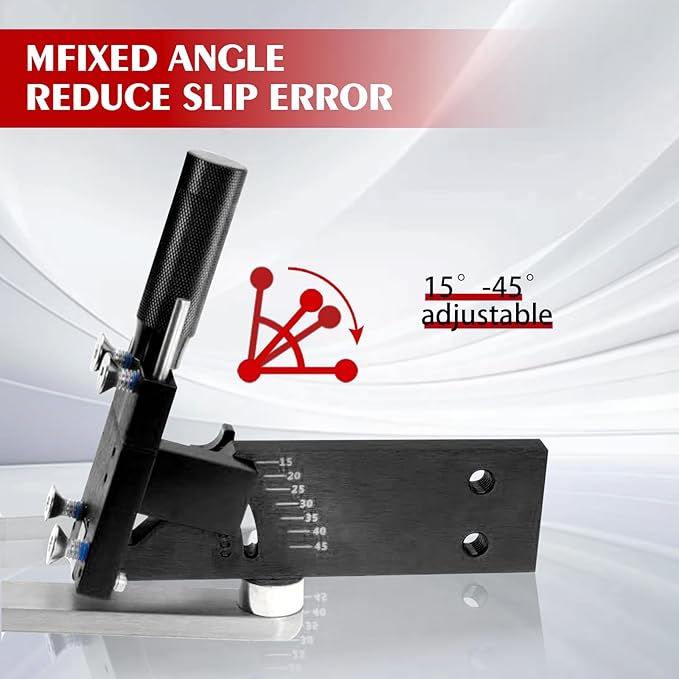 New Upgrade Large Size Lawn Mower Blade Sharpener & Balancer, 15°-45° Adjustable Frame With Ball Bearing Manufacture Handle And High Precision Magnetic Blade Balancer For Many Types Of Blade