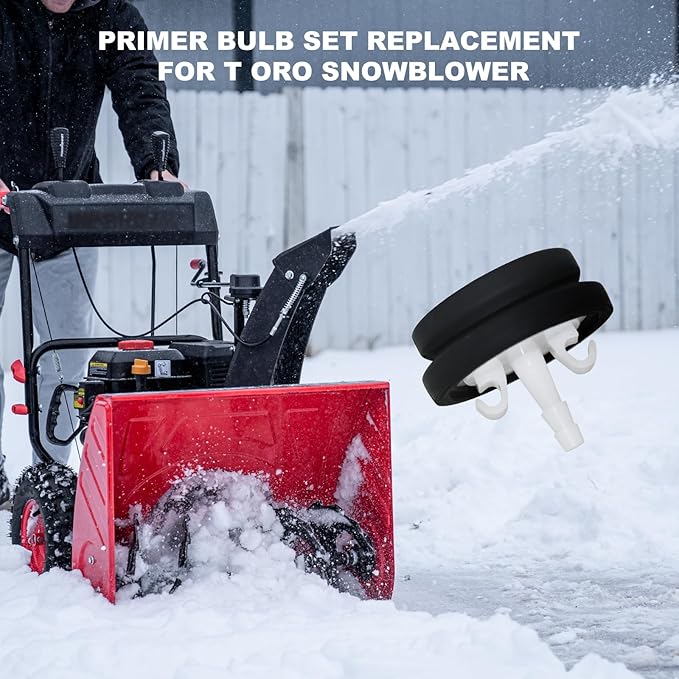 5 Pcs 667460 Primer Bulb Replacement Set Fit for to-ro Lawn-Boy Snowblower, Primer Bulb Replacement for to-ro Lawn Boy 66-7460 44-2750 S tens 120-440 24-1027 Snowblower