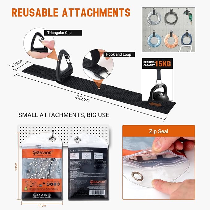 Savior 3Pack 12 Inch Chainsaw Chain, 1/4" Pitch .043" Gauge 65 Drive Links for MSA161T Chainsaws, Replacement 3670-005-0065, 71 PM3 65, for 3005 008 3405 Guide Bar