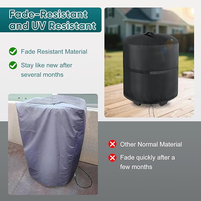 Cover for Charbroil The Big Easy Turkey Fryer, Waterproof Outdooor Cover for Char Broil Model 17102065/14101480 / 24102165