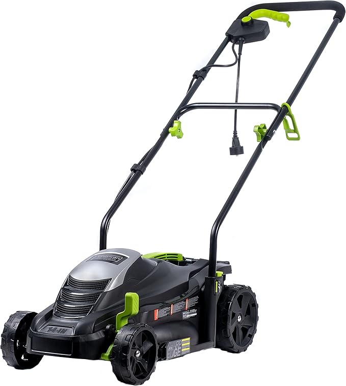 American Lawn Mower Company 50514 14" 11-Amp Corded Electric Lawn Mower, Black