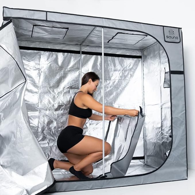 Sauna Rocket | 3-Person Full Body Sauna Portable Tent | in-Home Use for Relaxation, Recovery, and Wellness (Tent ONLY)
