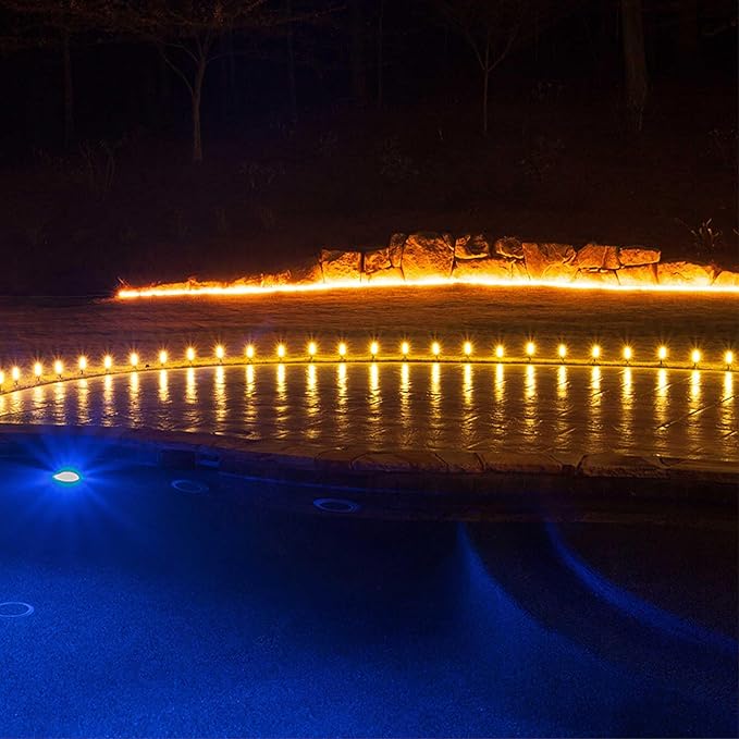 Wintergreen Lighting 25 C7 Warm White LED Christmas Lights – 17 ft Indoor Outdoor String Lights for Trees, Rooflines, and Events