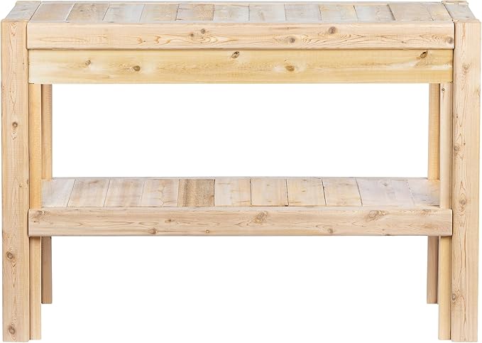 Greenes Fence Cedar Adjustable Storage Shelves, 44 in. x 16 in. x 30 in. - Made in USA with North American Cedar