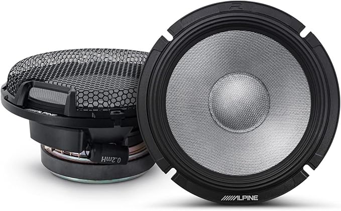 Alpine R2 Speaker Bundle - Two Pair of R2-S65C 6.5" R-Series High-Resolution 2-Way Component Speakers