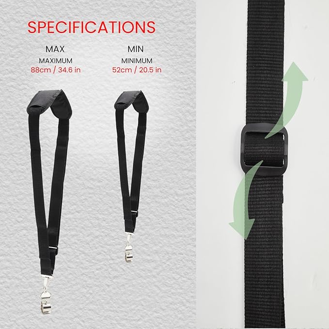 Weeder Shoulder Strap Backpack Shoulder Strap Adjustable String Trimmer Shoulder Strap for EGO 56V Universal Shoulder Strap Trimmer Weed whackers/lawnmowers/Hedge Trimmers