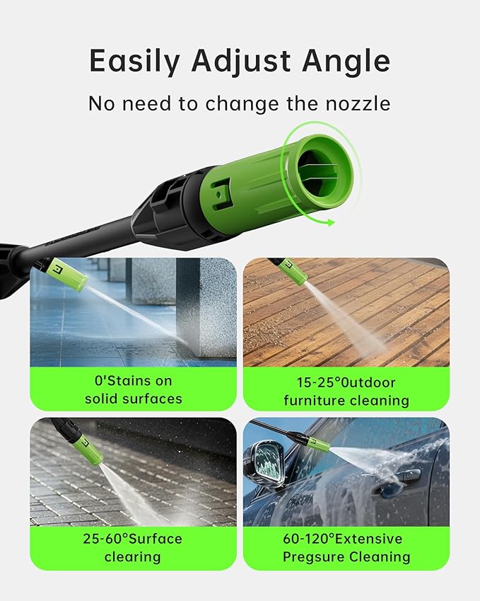 Pressure Washer, Patoolio Power Washers with Foam Cannon for Fences/Patios/Decks/Patios and Cars Powerwasher