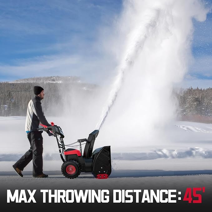 PowerSmart 24in. 80V Self-Propelled 2-Stage Cordless Snow Blower, Bare Tool (HB2805)