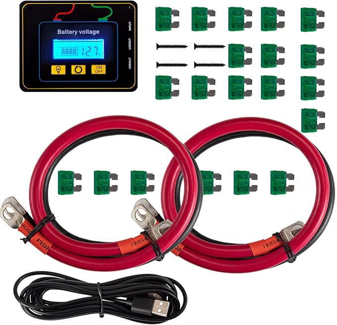 VEVOR 5000W Modified Sine Wave Power Inverter, DC 12V to AC 120V Car Converter with LCD Remote Control, USB Port, AC Outlets Inverter for Truck RV