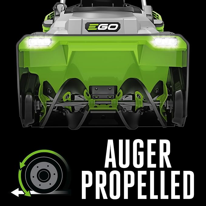 EGO Power+ 21" Electric Snow Blower, Cordless Auger-Propelled, Includes (2) 56 V 7.5Ah Batteries and Dual Port Charger - SNT2125AP