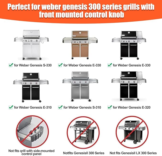 7524 7528 Cooking Grates 7622 Heat Deflectors 7620 Flavorizer Bars for Weber Genesis Grill Replacement Parts E-310 E-320 E-330 S-310 S320 S-330 EP-310 EP-320