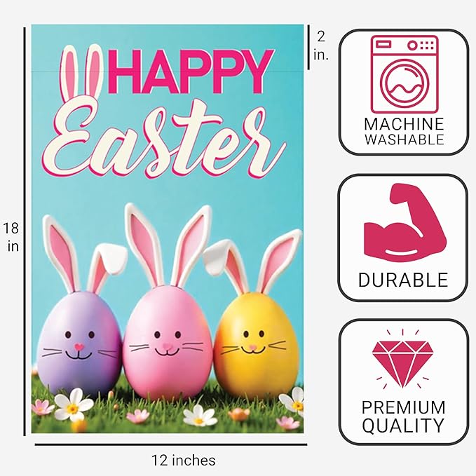 VAPARA DESIGNS Set of 10 Seasonal Garden Flags - 12"x18" Double Sided Garden Flags for Outside - Winter, Summer, Fall, Spring, Halloween, Christmas, Easter, Thanksgiving, Valentines Day, 4th of July