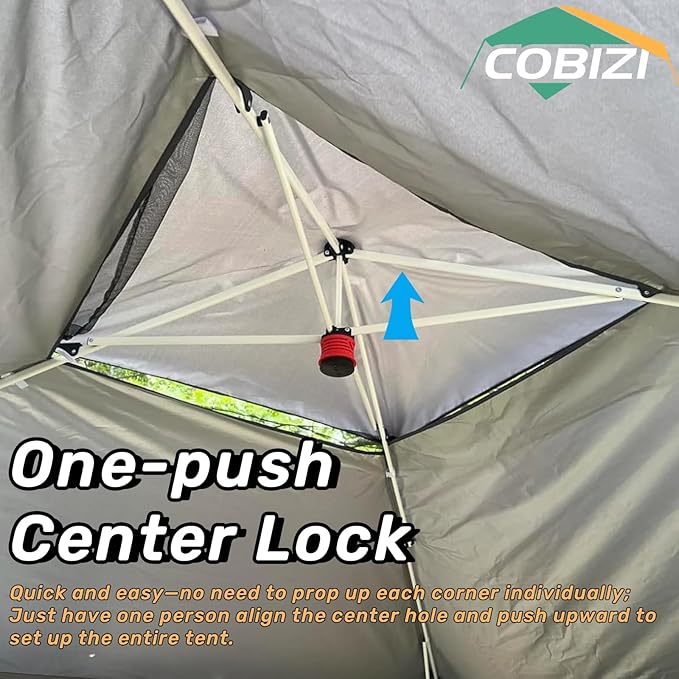 COBIZI 12x12 Pop up Gazebo on Clearance with Mosquito Netting,carpas para Patio Deals,Outdoor Canopy Tent with Portable Carrying Bag, Patio Gazebo for Garden Backyard, Lawn & Beach,Grey