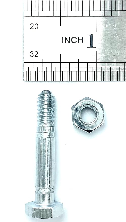 Replaces Shear Pins and Nuts for Ariens 532005 53200500 510016 51001600 Snow throwers(10 Pack)