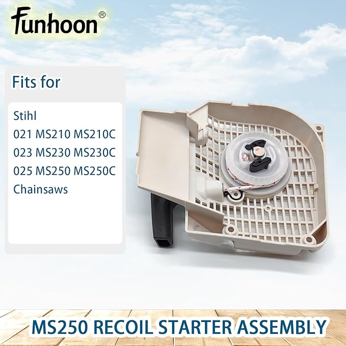 1123 080 1802 Recoil Starter Assembly for Stihl 021 023 025 MS210 MS230 MS250 Chainsaws Pull Start Assembly