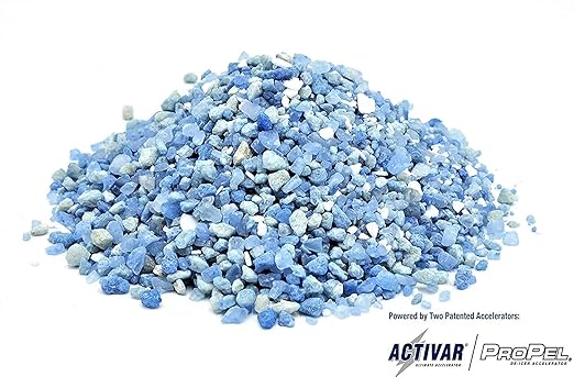 National Blue Snow Salt Ice Melt 20lb Bag - Fast Acting Ice Melter - Pet, Plant and Concrete Friendly, Environmentally Safe - Free of Magnesium Chloride - Melts to -15°F