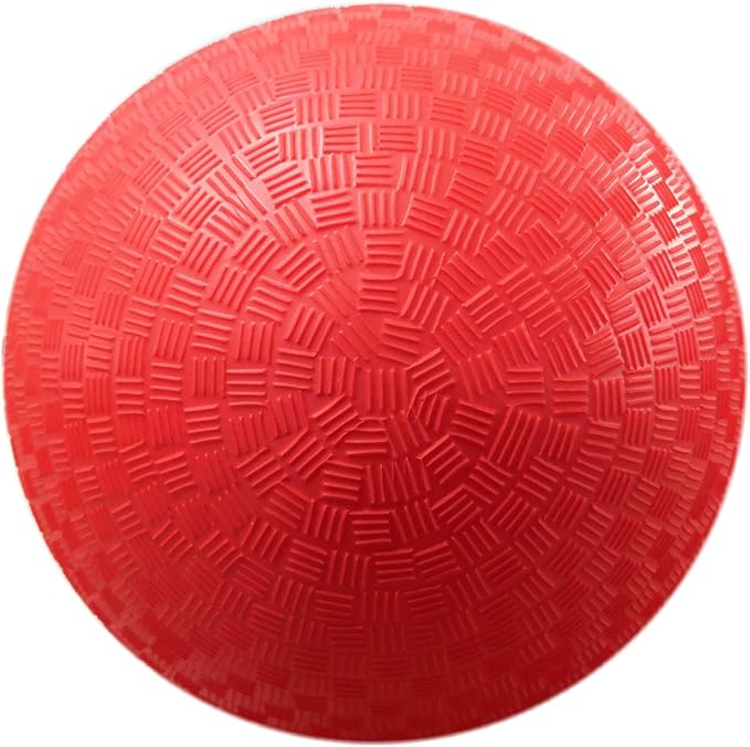 AppleRound 8.5-inch Dodgeball Playground Balls, Pack of 4 Balls with 1 Pump, Official Size for Dodge Ball, Handball, Camps and Schools