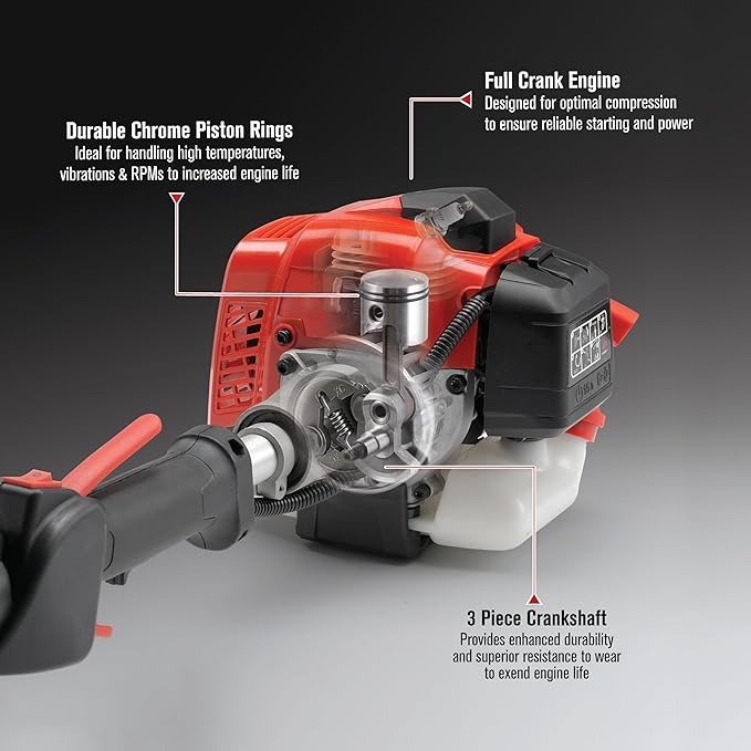 PRORUN 25.4cc 17-in. Gas-Powered 2-Cycle Straight Shaft Trimmer
