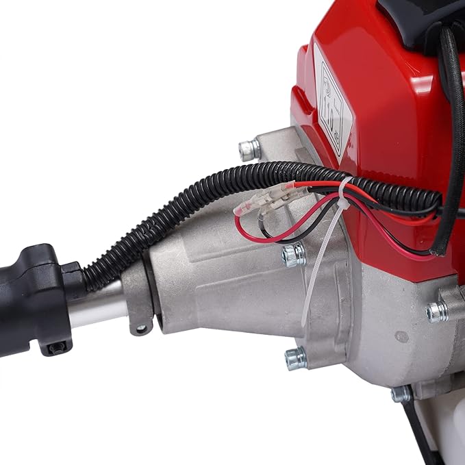 Gas String Trimmer, 10 in 1 52cc 2-Stroke Cordless Gasoline Brush Cutter Grass Gas Powered Straight Shaft Wacker Weed Eater Lawn Mower Multi Yard Care Tools for Home Garden Yard Care