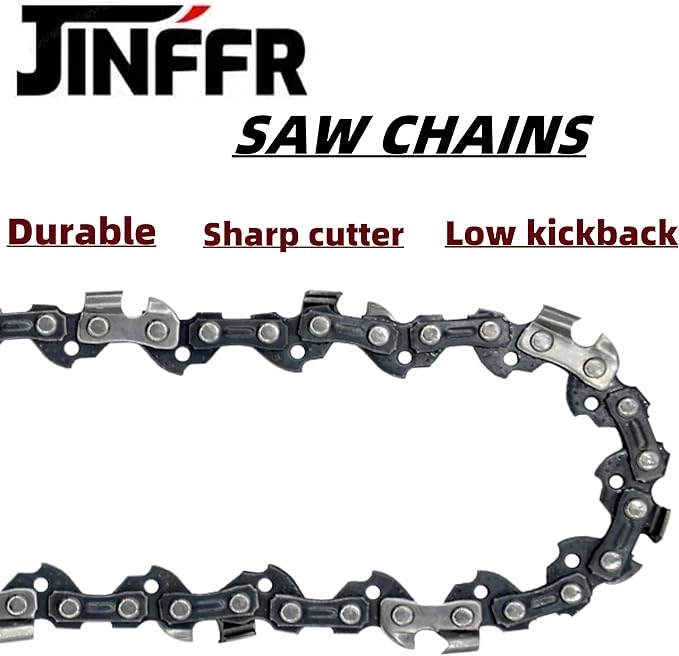 5 Pack 10 Inch Chainsaw Chain 3/8" LP Pitch .050" Gauge 40 Drive Links Replacement for Echo CS-271 CS280, Worx WG309, Sunjoe SWJ807E, Remington RM1035P, Craftsman S40