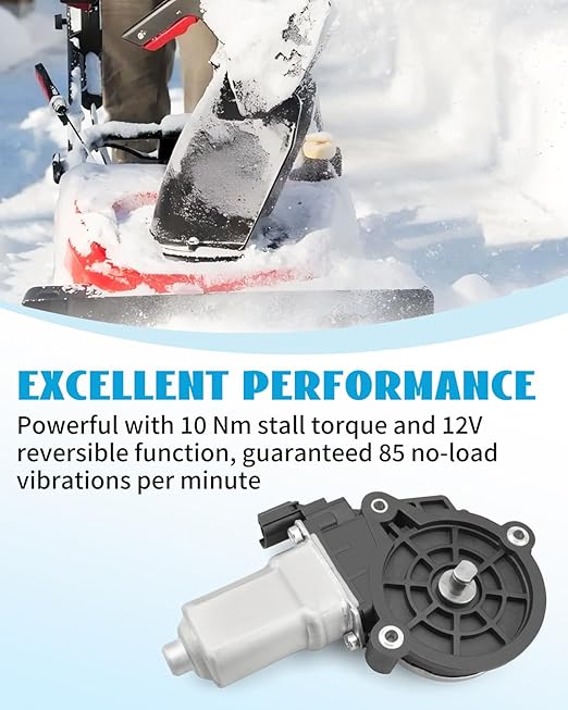 Snowblower Spout Rotator Chute Motor Fit for Various Murray/Simplicity Snowblowers Replace 1728965SM