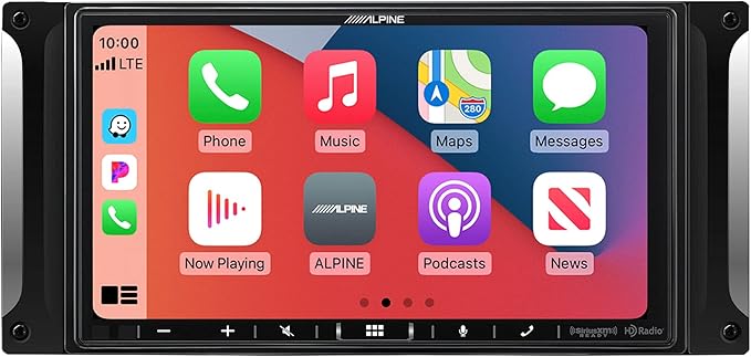 Alpine i407-WRA-JK 7in in-Dash Digital Receiver with SXV300v1 Satellite Radio Tuner Compatible with 07-17 Jeep Wrangler
