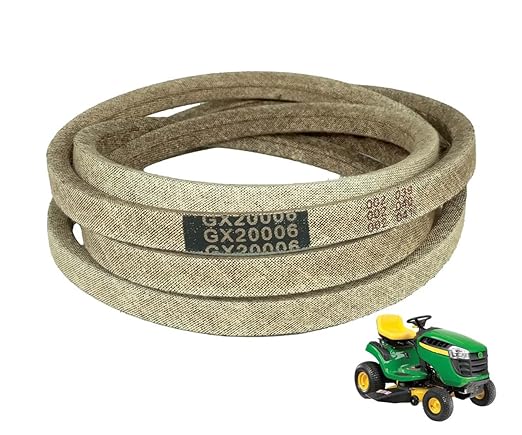 GX20006 1/2"x 89" Lawn Tractor Transmission Drive Belt for John Deere M110367 for Husqvarna 532124525 532126520 AYP GX20006