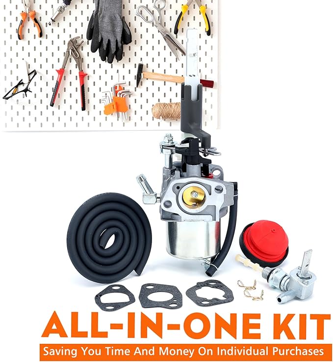 Hipa 587154101 20001171 Carburetor Tune Up Kit for Husqvara ST227P ST324P ST2368 Arien 921024 921030 254CC Snow Blower Snow Thrower Models