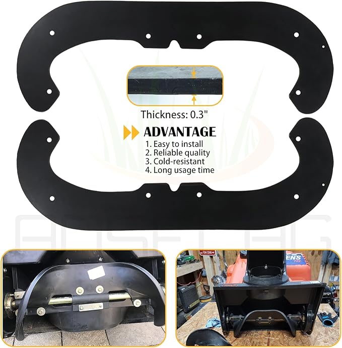 117-7700 Snow Blower Paddles with 117-7717 Scraper Blade Replaces Toro 117-7700 for Toro Power Clear 180 418ZE 418ZR 518ZE 518ZR 38282 38472 38473 38273 38283, 18" Power Clear Snowthrower