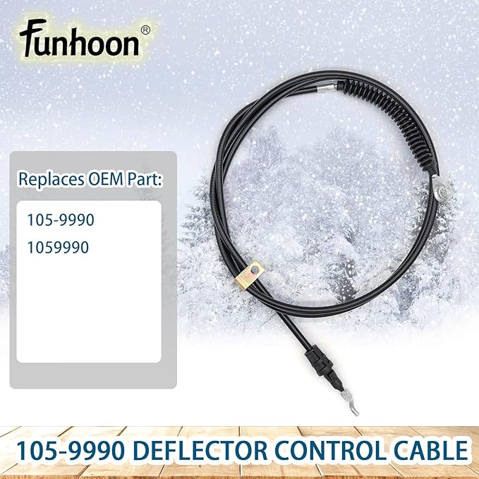105-9990 Deflector Control Cable for Toro Power Max 726 826 926 928 1028 1128 LE OE LXE OHXE Snow Blowers Replaces 1059990