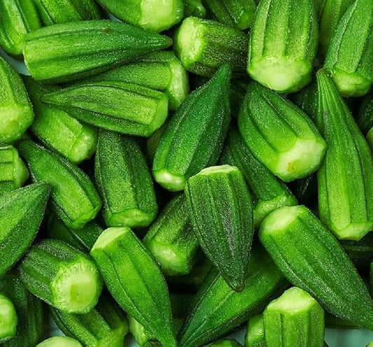 Okra Seeds for Planting - Plant & Grow Blondy Okra in Home Outdoor Garden - Heirloom & Non GMO - Planting Instructions for Abundant Harvests, Great Gardening Gift, 1 Packet