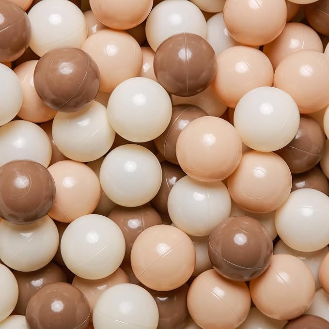 GOGOSO Ball Pit Balls Crush Proof Non-Toxic Plastic Balls Babies Kids Toy Bulk Pack 170pcs 2.2inchs
