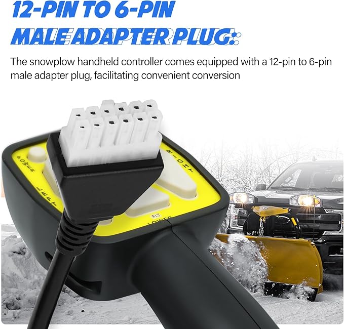 Handheld Controller Compatible with Meyer Diamond Snow Plow Blade E-47 E-60 E-57 56462, Replace OE Buyers 1306901