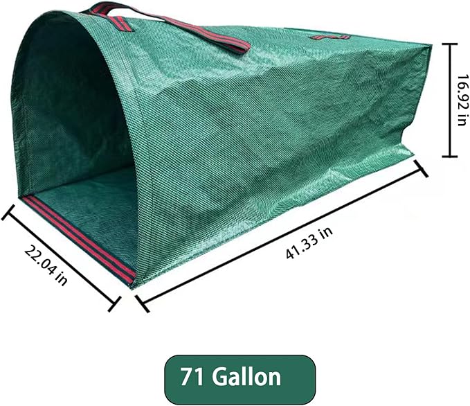 Leaf Dustpan, Leaf Collector, Large Yard Dustpan-Type Lawn and Leaf Bags Reusable, Leaves Collector, Garden Bags for Leaves, Debris, Grass, Clippings, Lawn Trash 71Gallon