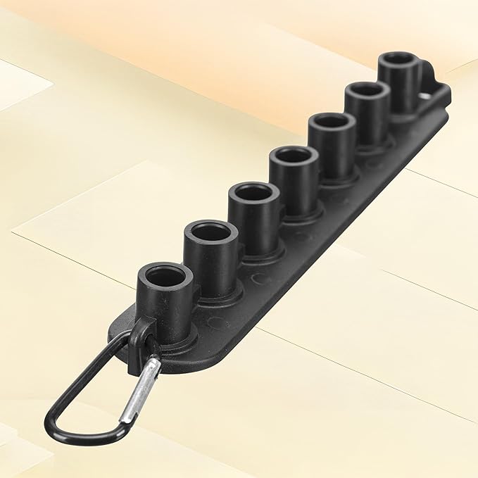 Tool Daily Pressure Washer Tips, 15 Degree Yellow Power Washer Nozzle Tips 7 Pack with Nozzle Holder, 1/4 Inch Quick Connect, 4000 PSI