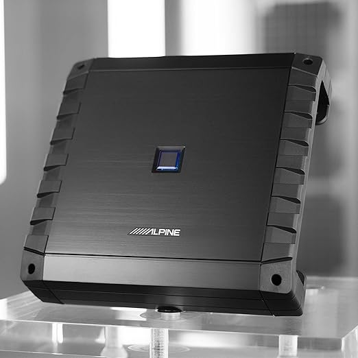 Alpine S2-A60M S Series Mono Class D Subwoofer Amplifier 600W with LC2i 2 Channel Line-Output Converter with AccuBASS Bundle