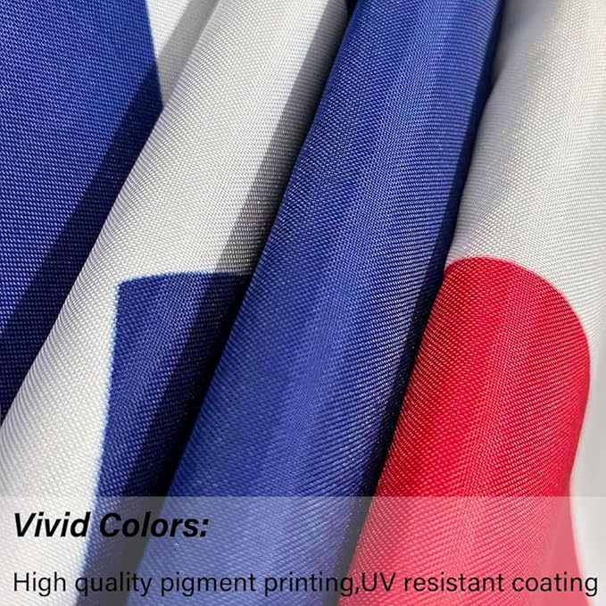 Jayus Double Sided Texas State TX Flags 2x3 FT Outdoor- 320D Heavy Duty Nylon Republic of Texas Flag Banner with 2 Grommets