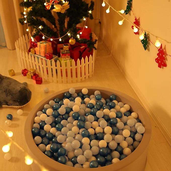 GOGOSO Ball Pit Balls Crush Proof Non-Toxic Plastic Balls Babies Kids Toy Bulk Pack 170pcs 2.2inchs