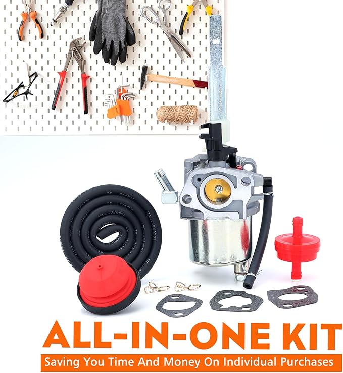 Hipa 20001368 Carburetor Kit for Arien 20001027 20001086 20001369 920403 920021 920025 LCT 03121 03122 208CC Snow Blower Snow Thrower Engine Models