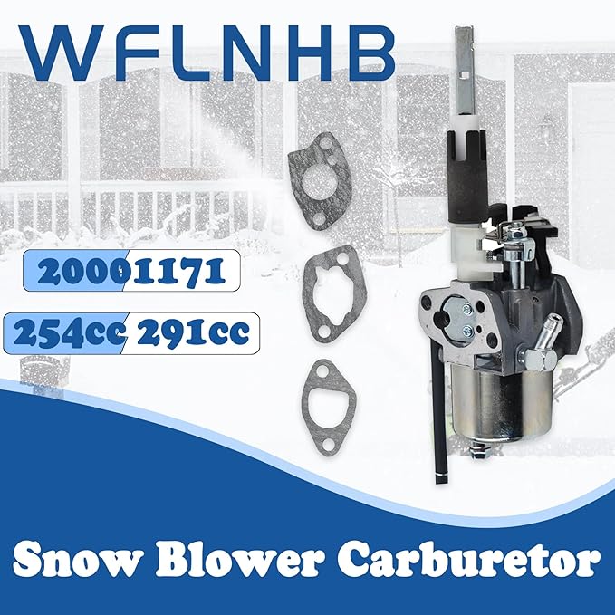 WFLNHB Carburetor Replacement for 20001171 LCT 254cc Snow Engine with Idle Down Control Replacement for Ariens 921023 921024 921030 921045 921046 921323 Snowblowers