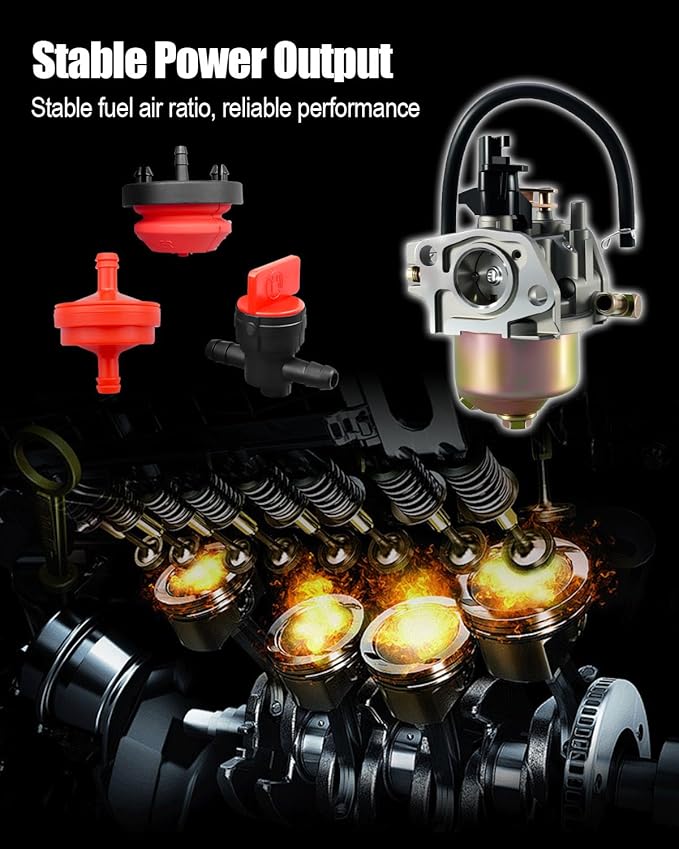 Carburetor Fit for Craftsman 247.889571 247.889701 247.887200 247.886910 247.886940 247.88955 MTD 951-14026A 952Z265-SUA ZS365-SUA 270-QU, Snow Blower Carb Tune Up Kit