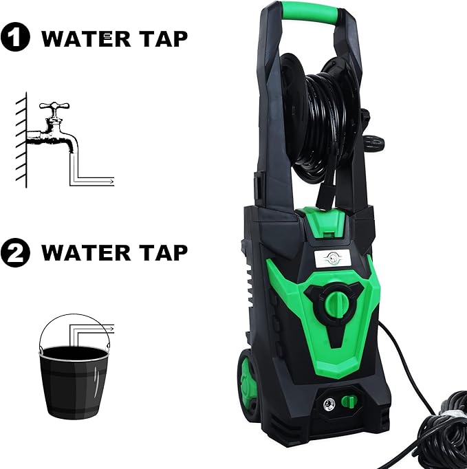 Elevon Electric High Pressure Washer with Detailer's Package, 2030 PSI, 1.8 GPM, 1800-Watt