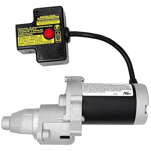 fullas Electric Starter Motor JQ170-2 for LCT 291cc 306cc, Ariens AX291 AX306 OHV Gas Engine Suitable for Husqvarna 24" 27" 30" Snow Blower, Ariens Deluxe 28" 30" Snowblower
