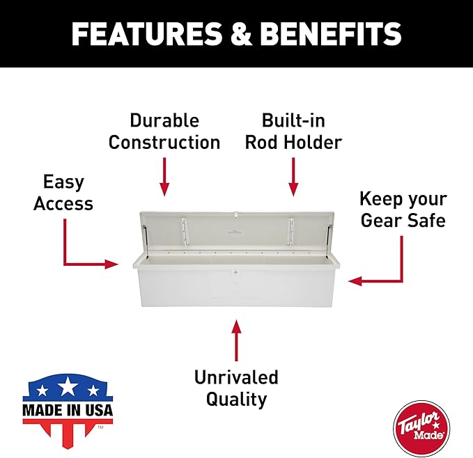 TAYLOR MADE PRODUCTS Stow 'N Go Fiberglass Fisherman's Dock Box